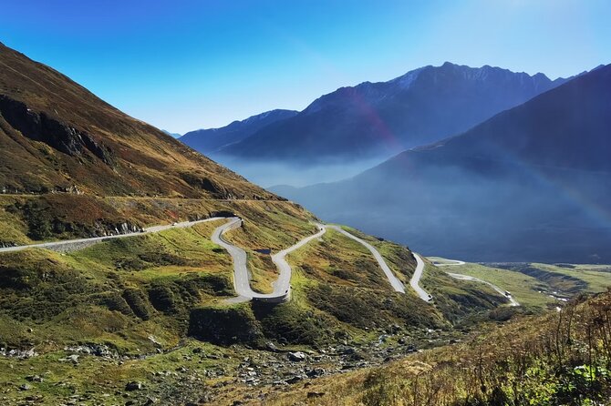 4-Day Swiss Alps Porsche Drive: Interlaken, Furka-Grimsel-Susten - Day three: Oberalp, Disentis, and the Rhine Gorge