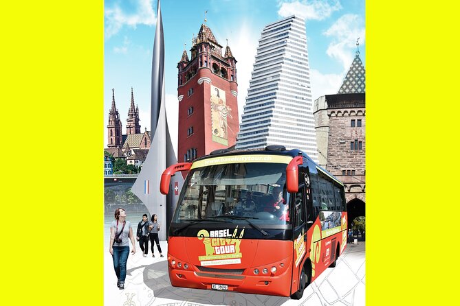 Basel City Sightseeing Bus Tour - Finding the bus at Tinguely Fountain