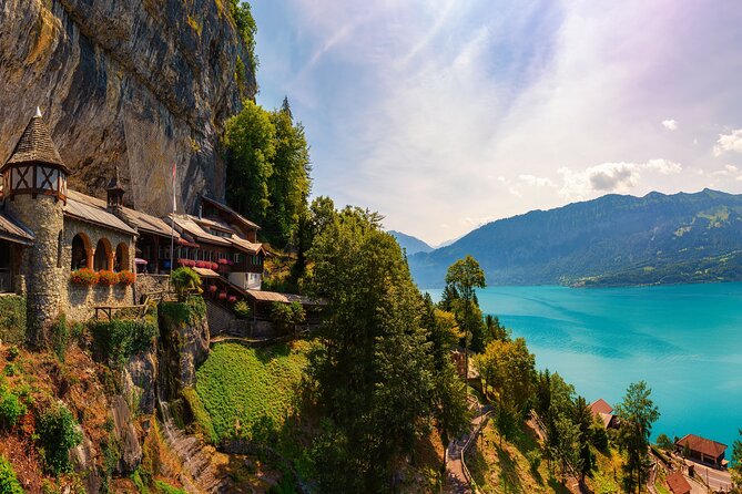 Beatus Caves, Panoramic Bridge, Nature Park Blue Lake and Lake Thun Cruise - Sigriswil Bridge above the Gummischlucht gorge