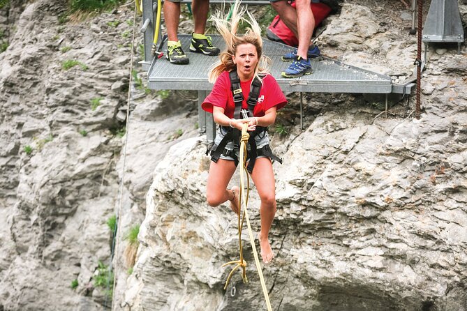 Canyon Swing with OUTDOOR - The moment before the 295-foot drop