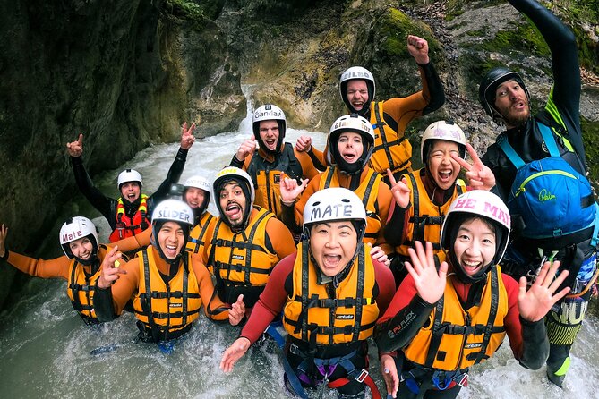 Canyoning in Interlaken from Zurich - Getting suited up for a three-hour canyoning session