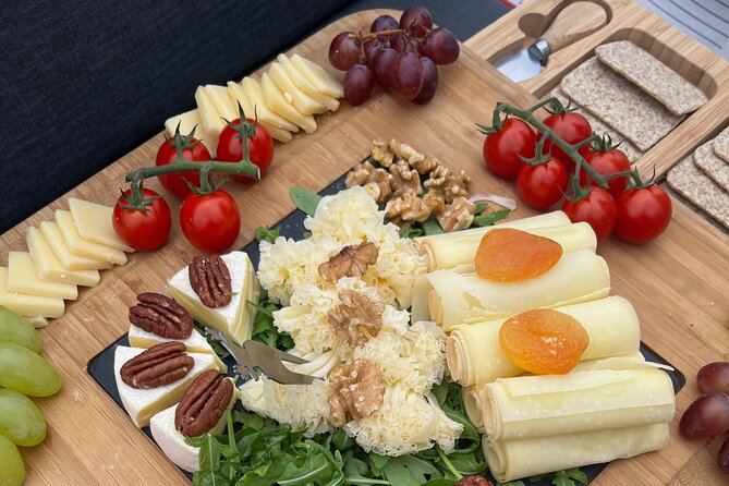 Cheese platter by Boat on Lake Thun, Interlaken - Why a cheese platter works so well on Lake Thun