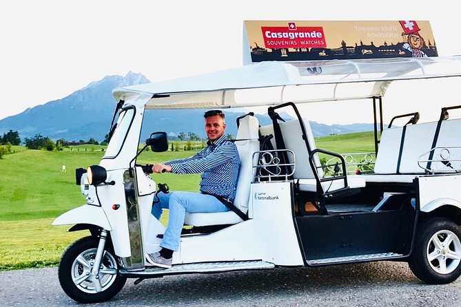 City Tour Plus Lucerne by Etuktuk - The 10.7-meter, 383-kilogram curiosity