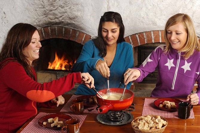 Culinary Tour from Zurich with Traditional Swiss Cheese Fondue Dinner - What the four-course fondue dinner includes