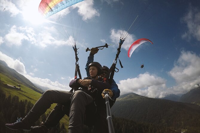 DAVOS: Paragliding Tandem Flight In Swiss Alps (Video & Photos Included) - Getting ready at Brämabüelstrasse 11