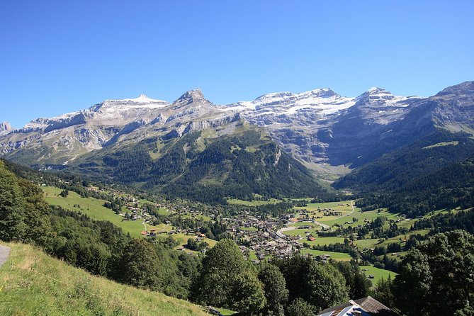 Day trip to Glacier 3000 from Montreux - Les Diablerets, a chalet village below the glacier
