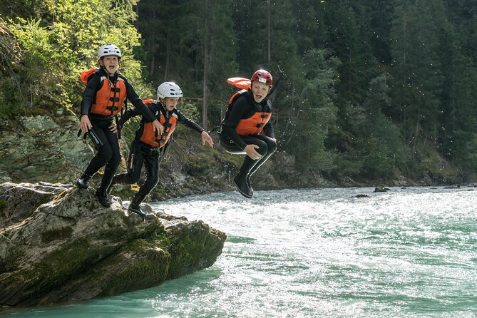 Family Rafting Experience in Engadin - From safety briefing to first splash