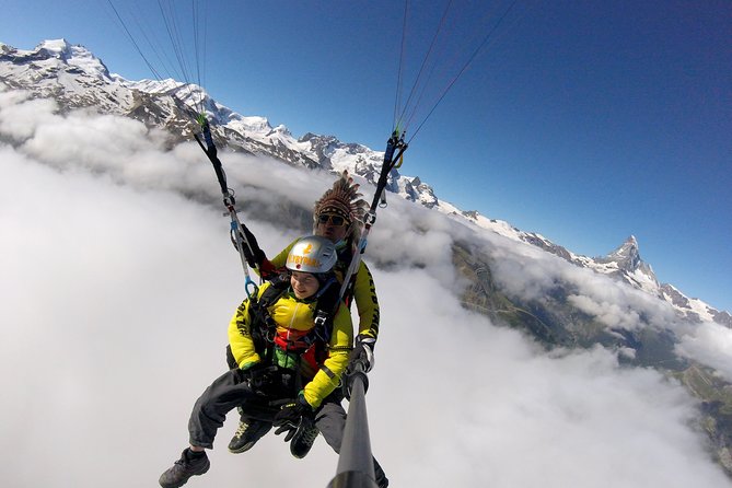 FLYMATTERHORN VIP Paragliding from Zermatt, With Matterhorn View - The ride toward the launch point