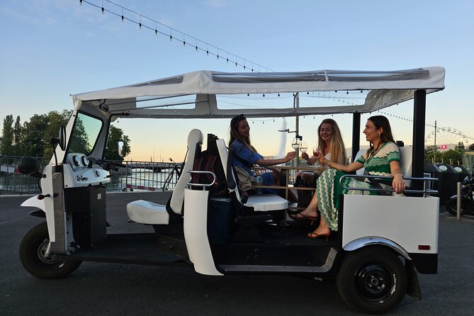 Fondue and wine private Tuk Tuk tour in Geneva - Place Bourg du Four and the Old Town