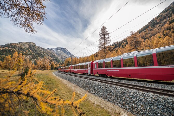 From Milan: St. Moritz and Panoramic Bernina Express Tour - Boarding the red train
