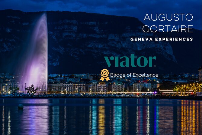 GENEVA EXCLUSIVE Complete Tour (PICK-UP), UN area & Old City - A mountain and lake view at Pregny-Chambésy