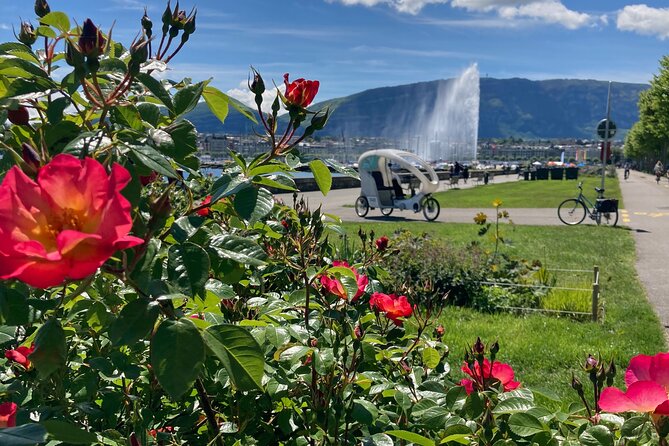 Geneva Highlights Tour by TaxiBike - The Flower Clock and Geneva’s watchmaking identity