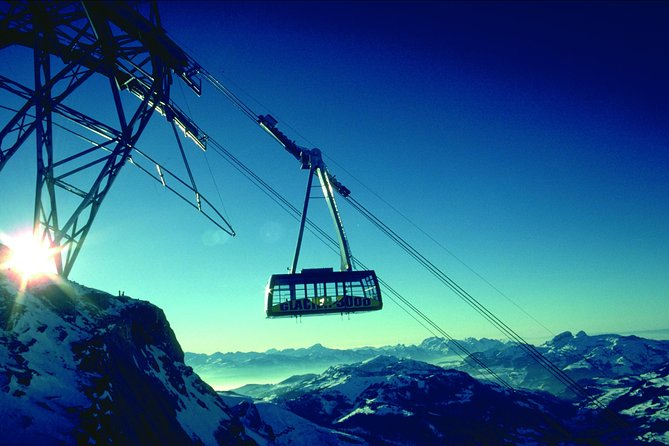Glacier 3000 and Montreux Riviera from Geneva - Riding the cable car to Glacier 3000