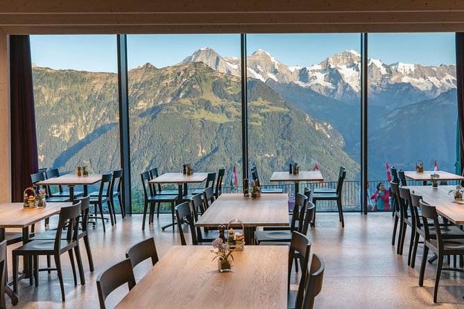 Harder Kulm - Top of Interlaken - Cable Car Ticket - The Two-Lakes-Bridge and the main viewing platform