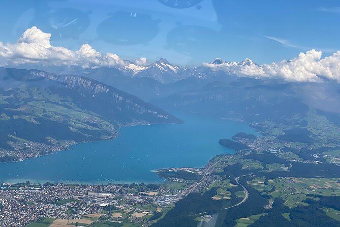 Helicopter tour to the Stockhorn mountain, with great view to the Swiss Alps - Wimmis Castle and the lower valley