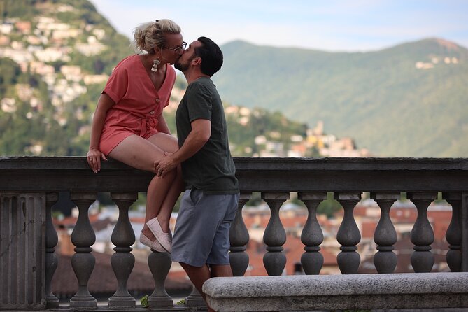 Instagram and Photo tour of Lugano with a professional photographer. - Framing your group beside Lake Lugano