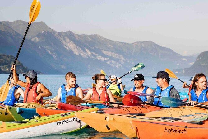 Kayak Tour of the Turquoise Lake Brienz - How the weather changes the experience