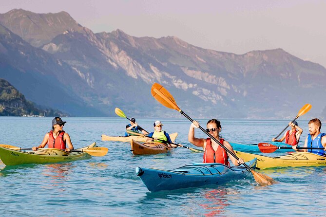 Kayak Tour of the Turquoise Lake Brienz - What to bring and how to prepare
