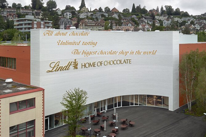 LINDT Home of Chocolate, Cruise On Lake Zurich And Old Town Walking Tour - Zurich from the water before the city walk