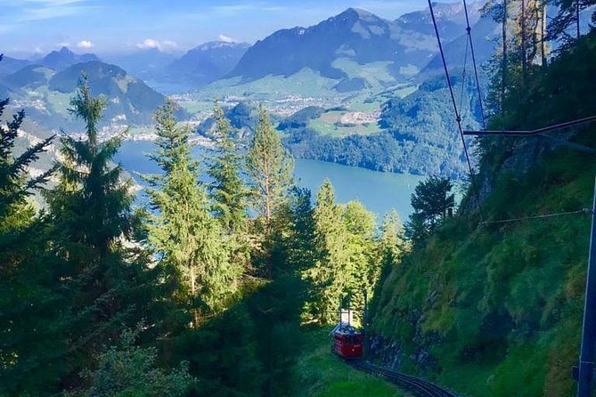 Mount Pilatus (Private Tour) - The steep railway descent to Alpnachstad