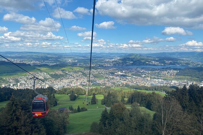 Mt. Pilatus & Lake Lucerne Cruise Small Group Tour | From Basel - Cruising Lake Lucerne from Alpnachstad