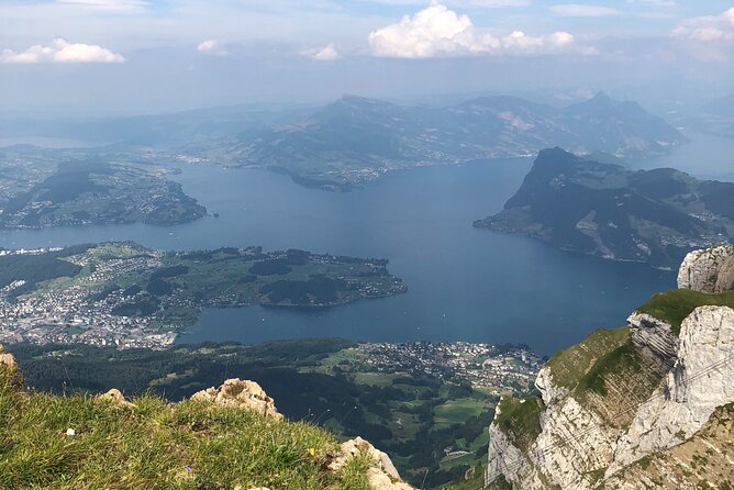 Mt. Pilatus with Lake of Lucerne Cruise Private Tour from Lucerne - Riding upward through Fräkmüntegg