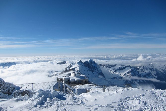 Mt. Titlis Glacier & Lucerne Old Town Tour | From Lucerne - Crossing the Titlis Cliff Walk