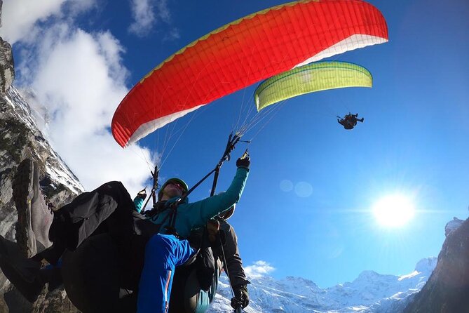 Mürren: Paragliding over the Lauterbrunnen Valley - What the flight feels like