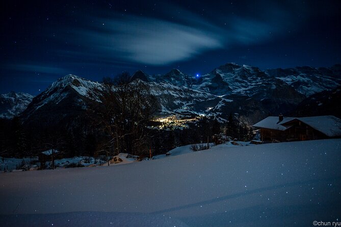 Night Sledding from Interlaken - Starting at the Interlaken base