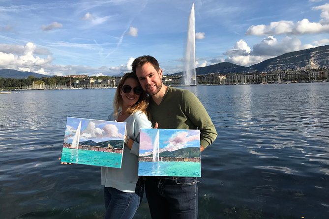 Painting Master Class by the Geneva Lake - What Kateryna Teaches in Two Hours
