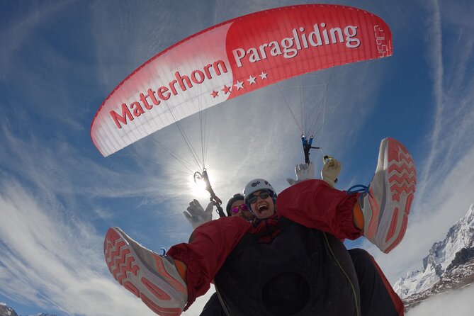 Panoramic Paragliding Flight in Zermatt Matterhorn (15-20min) - Flying above Zermatt with the Matterhorn in front of you