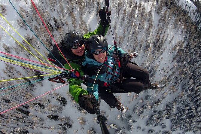 Paragliding Davos Early Bird (Video & Photos Included) - Looking down from a 1,000-meter height difference