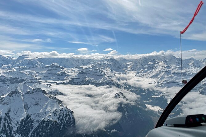 Private helicopter tour to the Swiss Alps - see the Eiger, Monch and Jungfrau - The Eiger, Mönch, and Jungfrau in one sweep