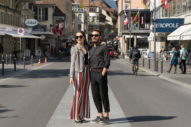 Private Photoshoot in Interlaken and Lake Thun - Moving into Unterseen for a different sense of place