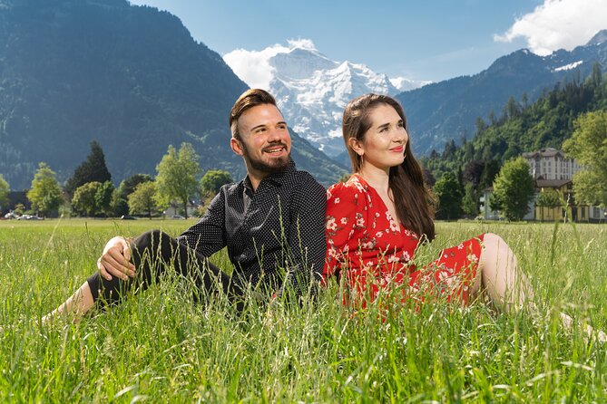 Private Photoshoot in Interlaken and Lake Thun - Starting at Hohematte Park in central Interlaken