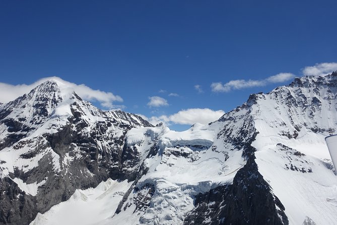 Private Swiss Alps helicopter tour over snow covered mountain peaks and glaciers - What the 42-minute flight actually gives you