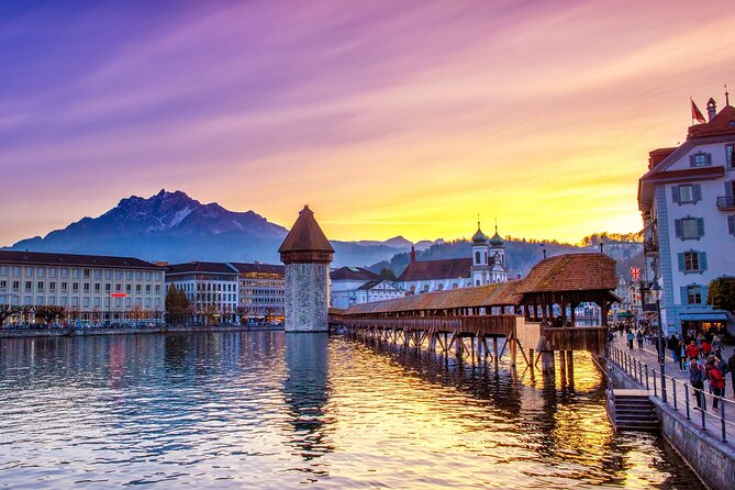 Private transfer from Zurich to Lucerne, English-speaking driver - A practical ride for families and larger groups