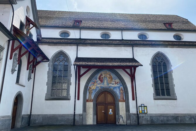 Revealing Lucerne: Self-Guided Audio City Tour - Hirschenplatz and a gallery of façades