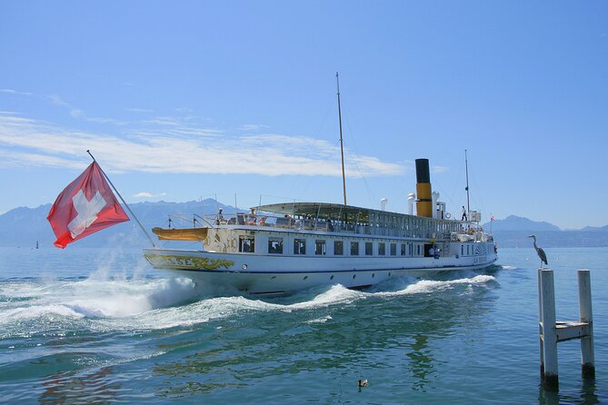 Round trip cruise from Lausanne to Chillon - Le Bouveret and Villeneuve from the water