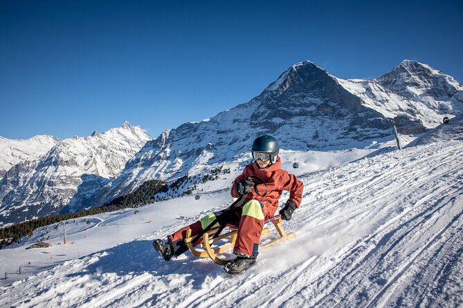 Sledding Cheese Fondue, Chocolate - A 1.5-hour run toward Holenstein