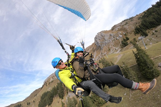Tandem Flight Zurich-Engelberg - The cable-car ride and launch site