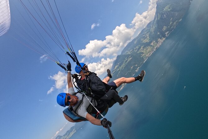 Tandem Paragliding Flight in the Lucerne Region - The cable car and walk to takeoff
