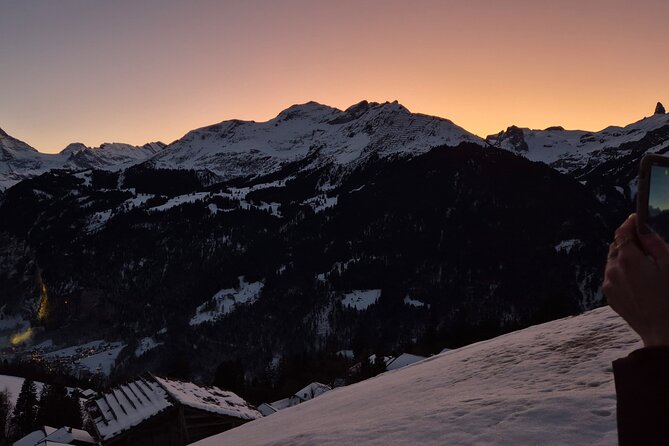 The best Sunset hike with Cheese Fondue - Sunset views instead of a crowded lookout