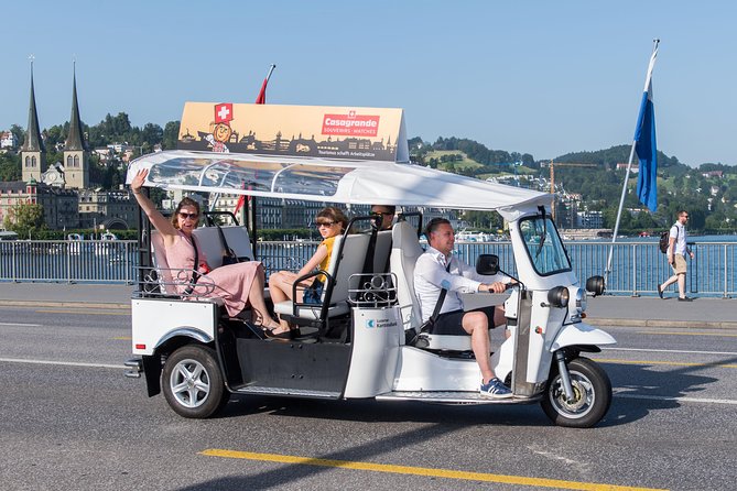 The heart of Lucerne with the Etuktuk - Old Town: Lucerne’s best first orientation