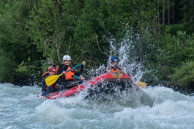 Whitewater Action Rafting Experience in Engadin - Taking out near Ardez and returning to base