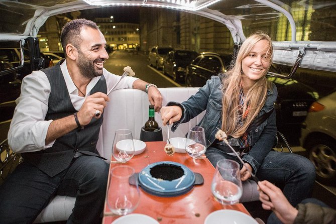 Zurich eTukTuk Private Tour - with Cheese Fondue and Wine - A fondue dinner with wheels